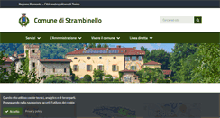 Desktop Screenshot of comune.strambinello.to.it