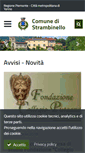 Mobile Screenshot of comune.strambinello.to.it